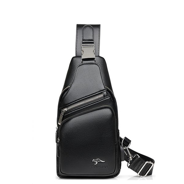

men's usb casual fashion outdoor riding shoulder bag fabric solid color water drop square crossbody bag