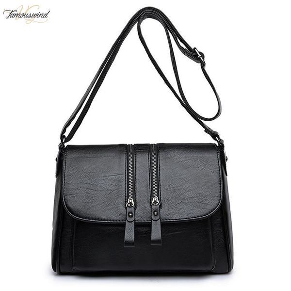 

fashion womens shoulder bags 2020 new leather large capacity solid color women handbag messenger bags female casual tote