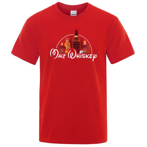 

summer cool tshirt men short sleeve malt whiskey t-shirt funny alcohol drunk cotton tee o-neck t shirt streetwear, White;black