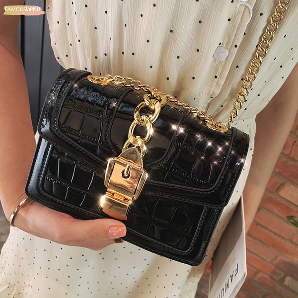 

european fashion simple womens designer handbag new quality pu leather women tote bag alligator shoulder crossbody bags