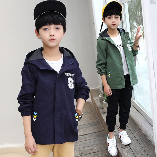 

hooded jacket autumn windbreaker for teenage boy outerwear spring children coats kids school clothes teens sportswear, Camo