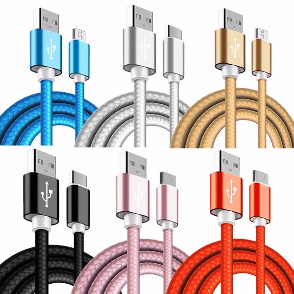 

быстрая скорость 1 м 1,5 м 2 м 3 м тип с micro usb кабель сплава плетеный ткани кабели провода для samsung s6 s7 s8 s9 s10 примечание 8 9 10