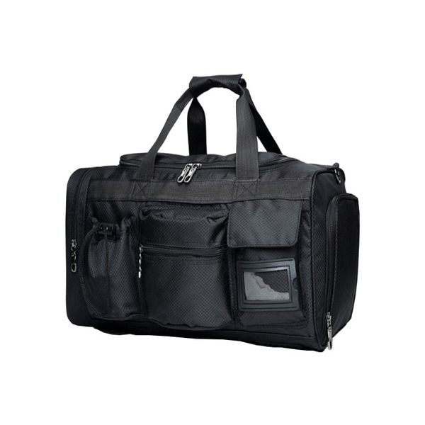 

waterproof nylon solid color black men and women travel backpack large capacity leisure fitness luggage travel bag