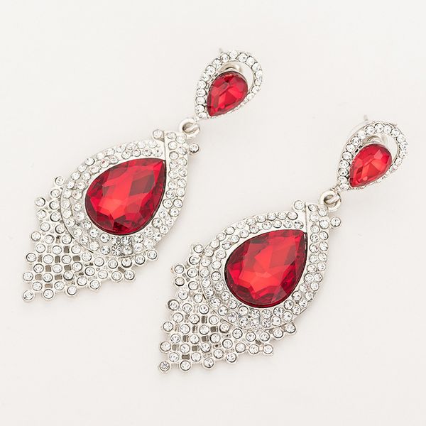 

high archives crystal drip ear nail woman long fund earrings ornaments earring accessories, Golden;silver