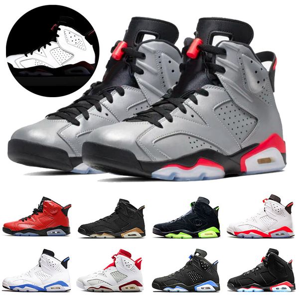 

jumpman 6 6s reflections of a champion mens women basketball shoes black infrared unc oreo oregon dmp angry bull trainers mens sneakers, White;red