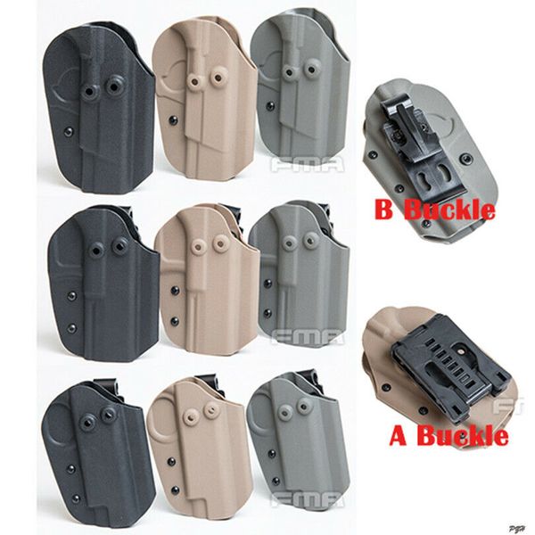 

fma hunting tactical belt buckle / belt clip kydex holster pouch for 1911/g17/92