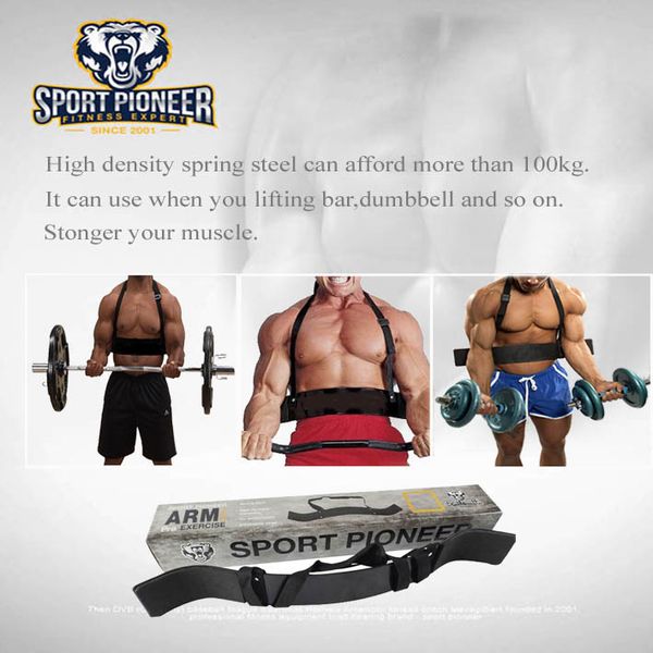 

weightlifting arm blaster bicep bomber arm muscle training bar