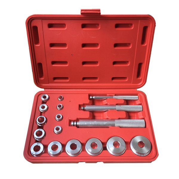 

17pcs/set wheel bearing race seal bush driver master tool aluminum axle auto set car repairing tools with storage box sale