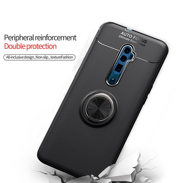 

Магнитное Кольцо Стенд Чехол Для OPPO Reno 10X Роскошный Полный Чехол Противоударный Ч