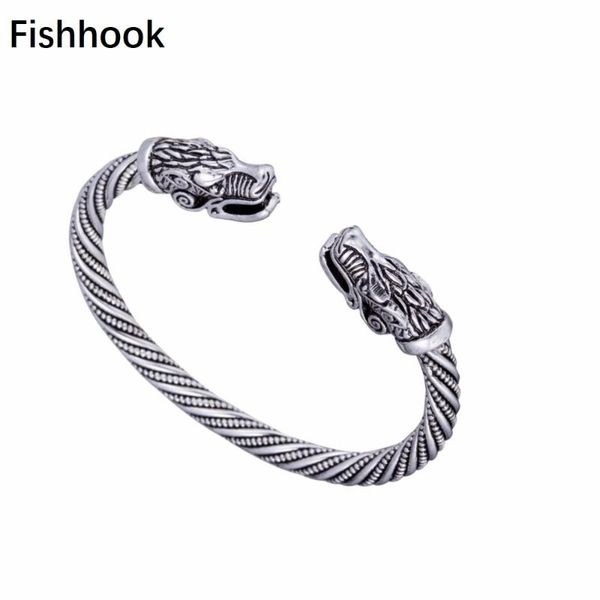 

fishhook jewelry wolf for women fashion accessories viking bracelet men wristband cuff bangles teen wolf, Black