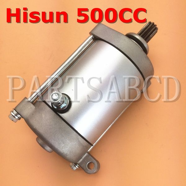 

partsabcd hisun 500cc atv quad utv 9 teeth starter motor 9t