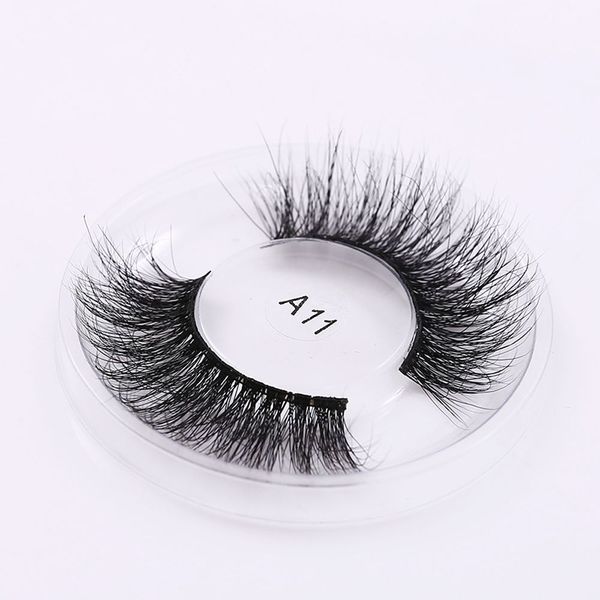 

1pair natural fashion women handmade soft 3d real thick long false eyelashes messy cosmetic new package beauty