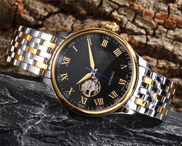 

40mm man luxury watch mens designer watches Roman letter automatic mechanical movenment sweep wristwatches orologio di lusso