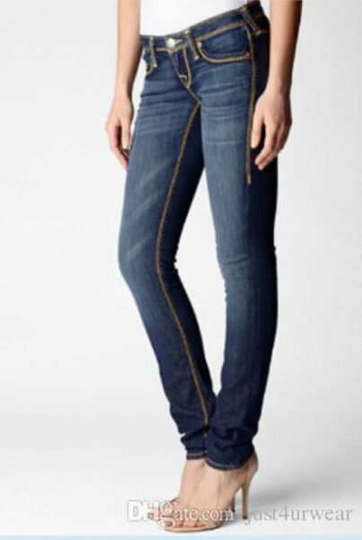 

true jeans womens long pencil pants solid color skinny long denim pants religion brand jeans womens clothing ladies jeansuici, Blue