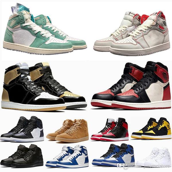 

Nike Air Jordan air jordans shoes Дизайнерские кроссовки 1 Chicago OG Спортивная обувь Мужские 1S 6 кол