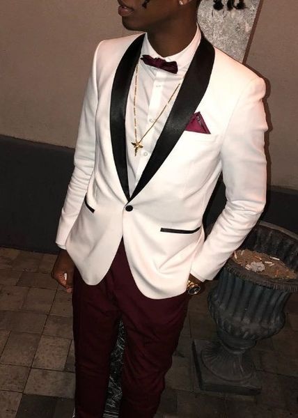 

new popular one button ivory groom tuxedos shawl lapel slim fit groomsmen wedding men party suits (jacket+pants+tie) no:2138, Black;gray