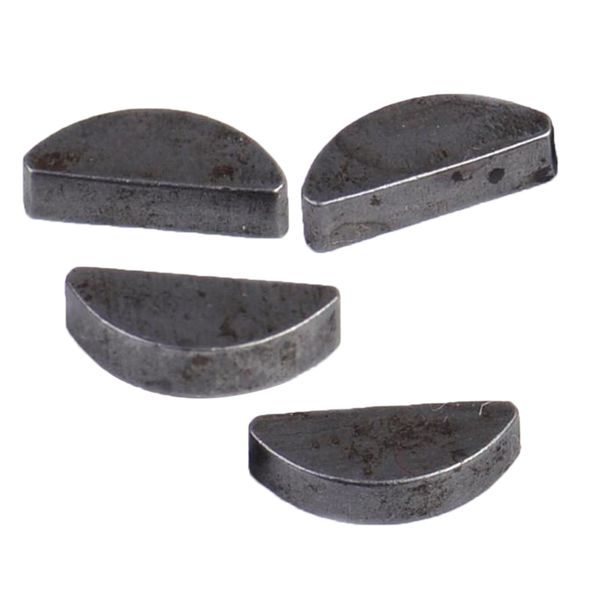 

pack of 4 universal metric woodruff keys set half moon for 49cc 60cc 80cc engine