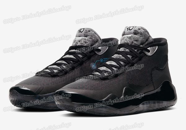 

anthracite kd 12 black cool grey for sale with box kevin durant 12 basketball shoes store size40-46 bsb