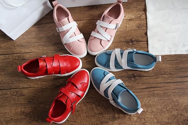 

2019 women's and men's casual shoes camouflage real leather tie lovers shoes luxury rivet flat shoes boxed 35-46, Black