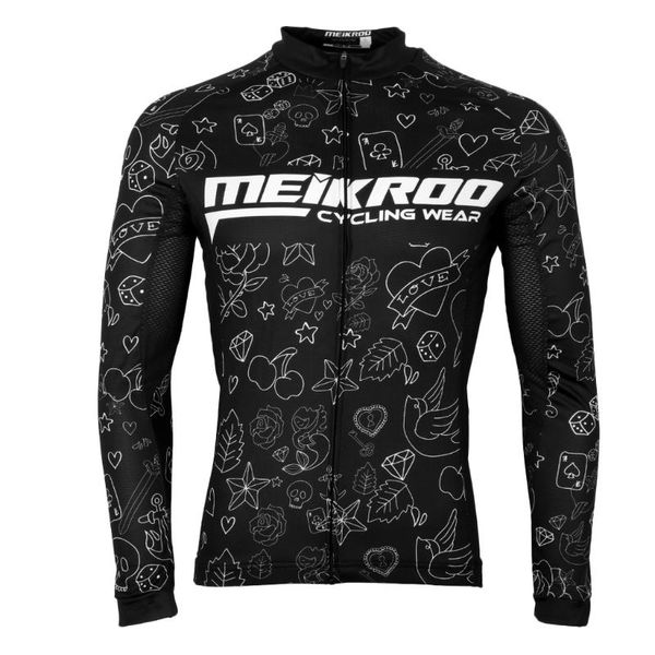 

men's cycling long sleeve jersey t-shirt bicycle clothing sport cloth