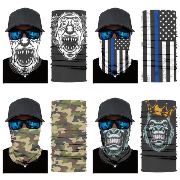 

3d paisley seamless outdoor magic neck gaiter warmer biker sport fishing cycling skiing hiking bandana tube skull scarf men women mask#430, Blue;black