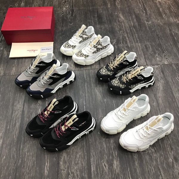 

black luxury trio s designer low-old sneakers combination soles men's shoes high-quality sports casual shoes awhyt