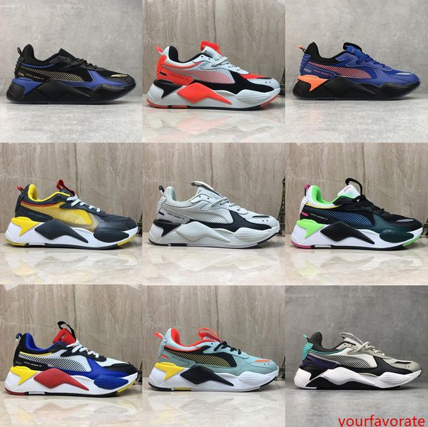 

2019 rs-x reinvention mens running shoes cool black white fashion creepers dad men women running trainer sports sneakers 36-45