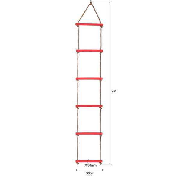 

kids ladder outdoor games climbing rope ladder 6-speed plastic climbing rope ladder swing children outdoor toy
