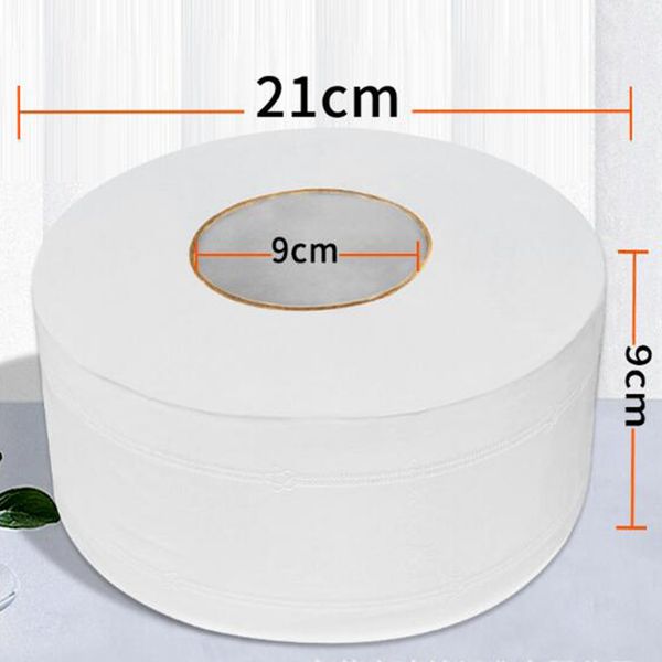 

white thicken large-volume hand toilet towels roll tissues napkin disposable paper towel #g3