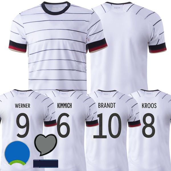 

2020 germany soccer jersey home away kit hummels kroos draxler reus muller gotze football shirt men soccer shirts camisetas de fútbol, Black;yellow