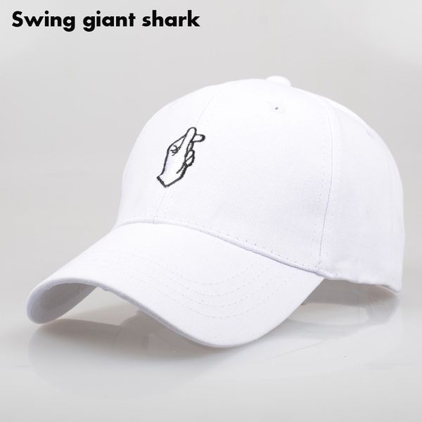 

fashion hand love hat hip hop kpop curved strapback baseball cap for men women adjustable, Black;white
