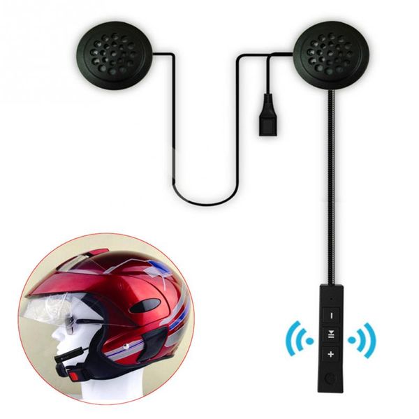Bluetooth-гарнитура BT-11 с защитой от помех, велосипедный микрофон с четырьмя кольцами для вызова, мотоциклетный шлем, наушники для езды без рук