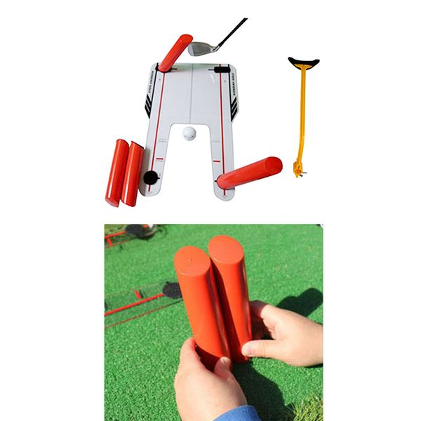 

golf putting training mirror swing gesture