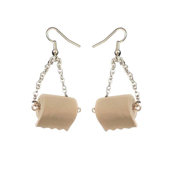 

simple fashion creative hand-rolled paper towels ladies earrings handmade jewelry gifts personality fashion so far earring y30, Silver