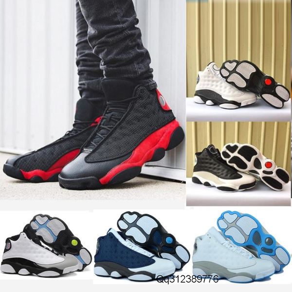 

2020 new lakers rivals 13s cap and gown men designer basketball shoes 13 atmosphere grey he got game mens trainer sport sneakers size 7-13