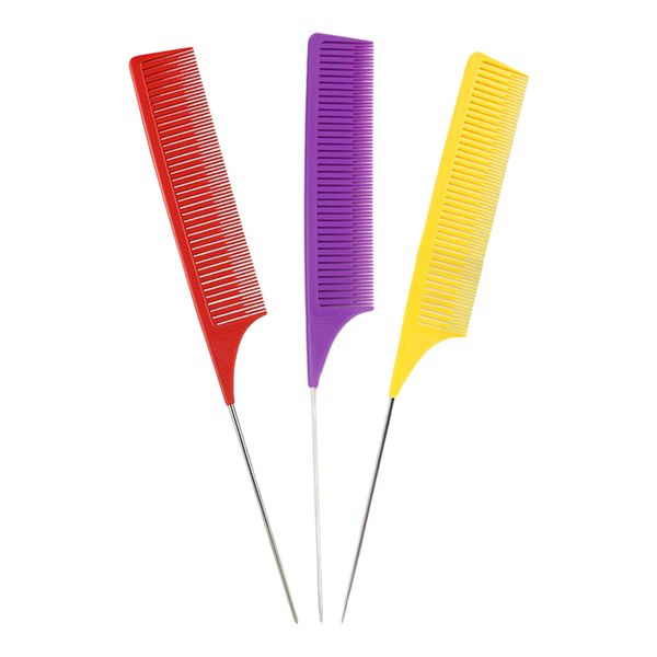 

3pcs professional weave highlighting foiling hair comb hair coloring combs, Silver