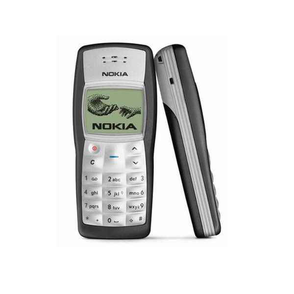 Оригинальные отремонтированные мобильные телефоны Nokia 1100 Мобильный телефон GSM Dual Band Classic Mobilephone
