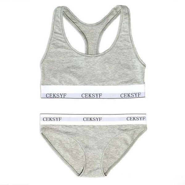 

Tide brand women port bra fa hion brief bra underwear et cotton oft breathable girl underpant bra female underwear