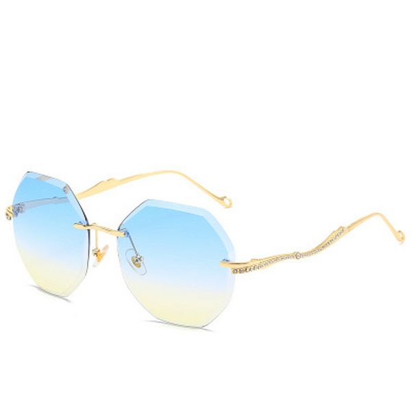 

безрамное sunglasse европа и соединенные штаты америки нерегулярные бескаркасных очки мужчины бескаркасных sunglasse поставки голодает перев