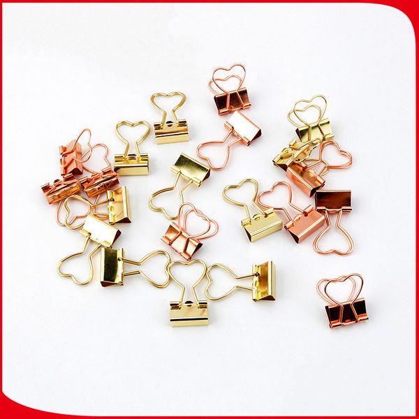 

heart shaped long tail clip golden color swallow tails clips rose gold colors bill clamp creative 0 8zq l1