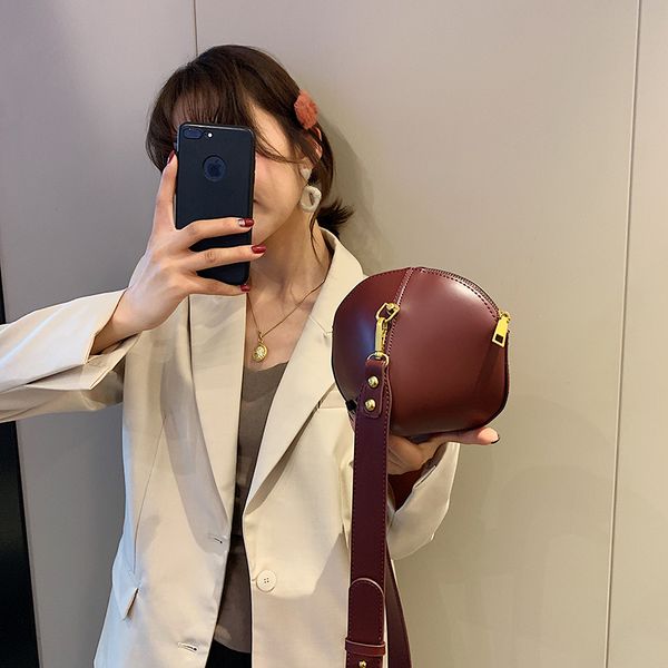 

new shell bag crossbody bags for women irregular shape pu leather mini shoulder bag designer bags women purses