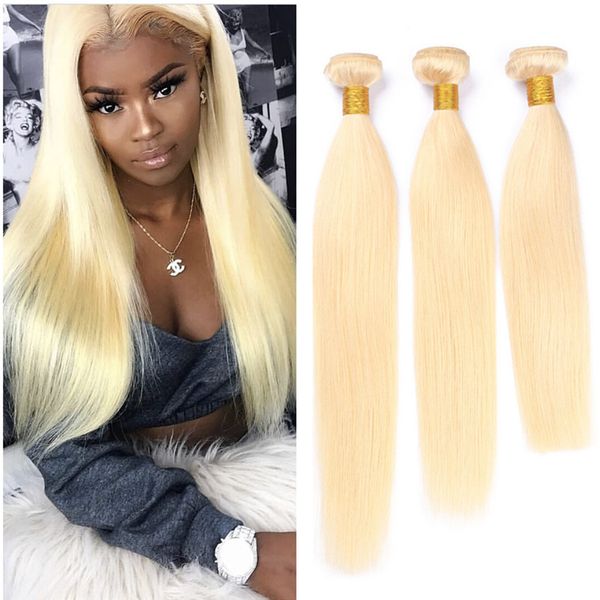 2019 New Arrive Blonde Hair Bundles Straight Hair Malaysian Virgin