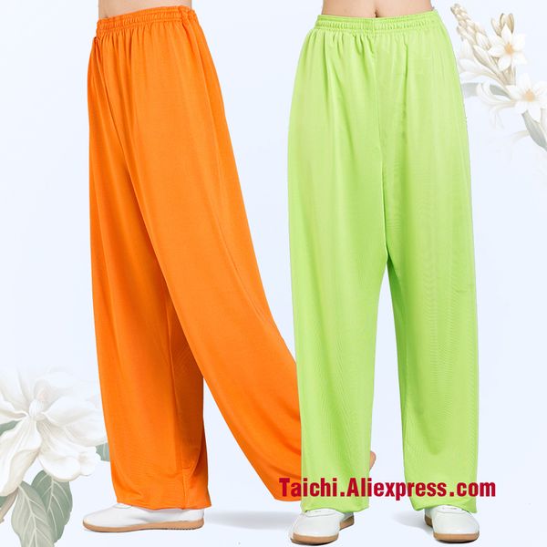 

tai chi pants martial art yoga pants wu shu, Black;red