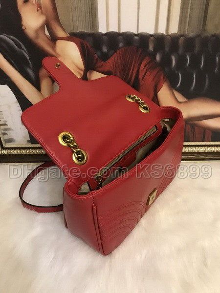 

new arrival marmont shoulder bags women chain crossbody bag handbags new designer purse female leather heart style message bag #1732711