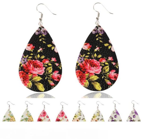 

мода капли воды кожаные серьги розовые серьги-гвоздики двухсторонние блестками кожаные серьги для женщин лучший подарок бесплатный корабль, Silver