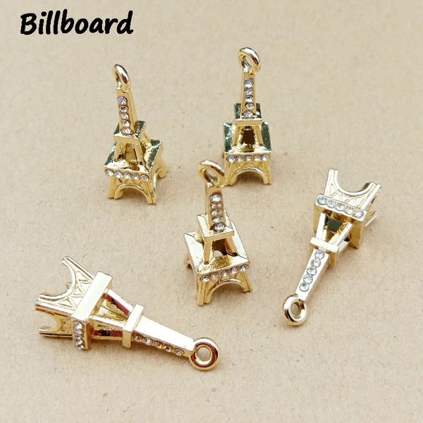 

enamel towel charms for jewelry making charm eiffel tower pendant zinc alloy metal accessories 10pcs/lot, Bronze;silver