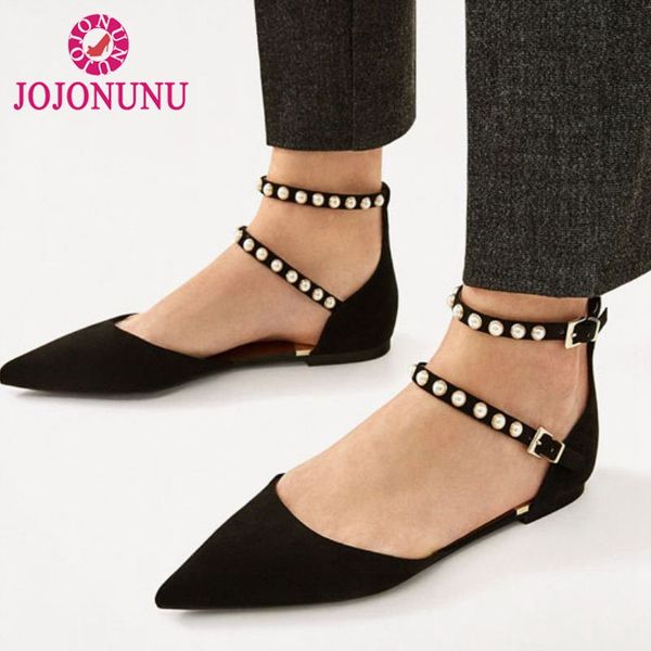 JOJONUNU Women Open Toe Flats Sandals
