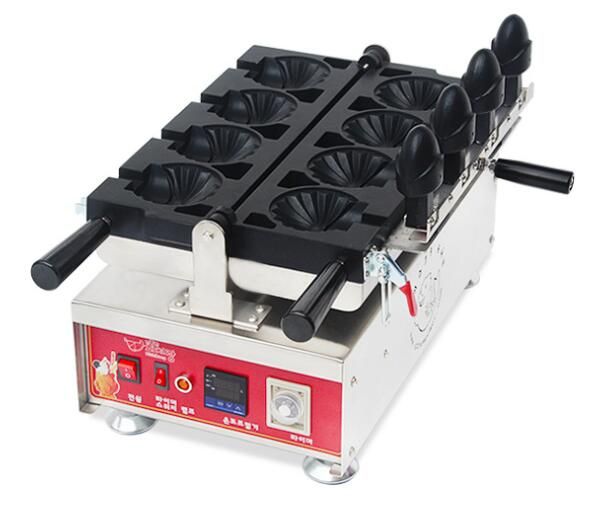 

высокая эффективность формы раковины вафли, коммерческий мороженный taiyaki создатель машина, цифровой температурный дисплей управления вафе