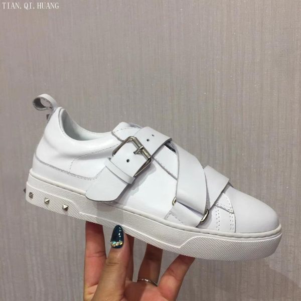 

2020 new style classic fashion design woman casual shoes genuine leather shoes tian.qi.huang, Black