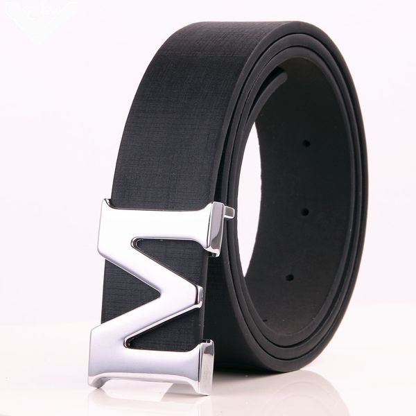 

2018 new men's belt brand designer belt, Black;brown